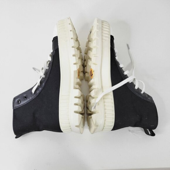 Danika Lace-up High Top Platform Black Sneakers Shoes Women Size 11 - Picture 9 of 16